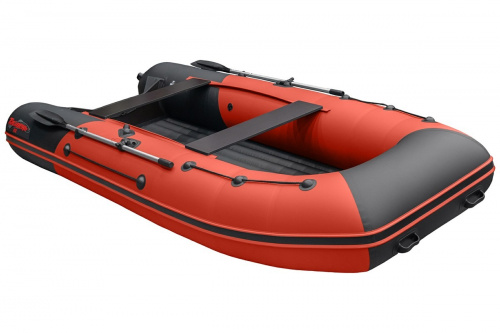 Лодка Таймень RX 3900 НДНД Бронированный красный/черный фото 4